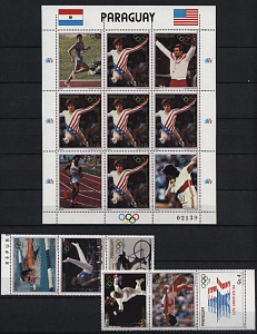 Парагвай, Олимпиада 1984, 6 марок+ лист